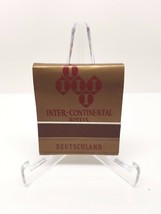 Matchbook Intercontinental Hotels Vintage Matchbooks Wooden Matches - $4.70