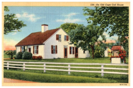 An Old Cape Cod House South Yarmouth Massachusetts Postcard Posted 1940 - £15.74 GBP