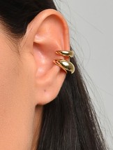 Women&#39;s ear earrings, clip earrings without perforation, gold earrings - £15.66 GBP