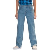 Faded Glory Boys Relaxed Jeans Light Wash Size 10 HUSKY NEW - £11.88 GBP