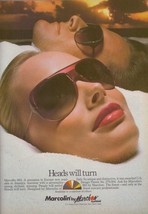 1986 Marcolin Marchon Heads Will Turn Sunglasses Eyewear Sexy Vintage Pr... - $5.78