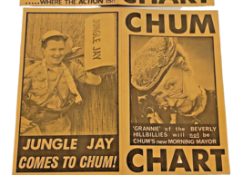 Songs CHUM Hit Parade Chart Ontario Canada Top 50 Radio Station Grannie 1963 - £11.84 GBP