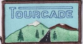 VINTAGE ORIGINAL TOURCADE HAT OR JACKET PATCH 3 3/4&quot; X 2&quot; - $8.86