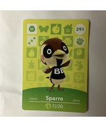 Animal Crossing Amiibo Card Sparro Series 3 - $9.00