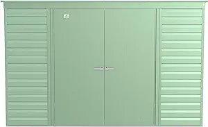 Arrow Sheds 10&#39; x 4&#39; Outdoor Steel Storage Shed, Green - $1,194.99