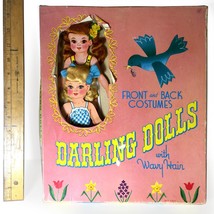 Darling Dolls w/ Wavy Hair Paper Doll Box Set (1952) By Saalfield - £14.77 GBP
