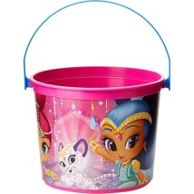 Shimmer and Shine Pail Birthday Party Favor Container Plastic Bucket Handles 6&quot; - £3.98 GBP