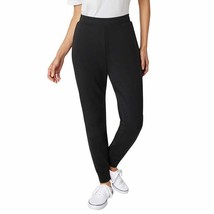 Eddie Bauer Jogger XL Womens Black Lounge Side Pockets Athleisure Activewear Gym - $20.18