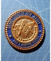 Vintage 24 KT Gold Masons 1787-1997 Grand Lodge Of New Jersey Lapel Pin  - £19.62 GBP