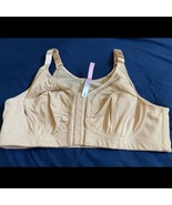 Comfort Choice Plus Woman’s Full Coverage Front Closure Beige Bra 38C - $25.99
