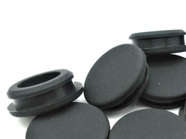 1&quot; Panel Hole Solid Rubber Grommet w/o Hole  Fits 3/16” Materials Firewall Plug - £9.03 GBP+