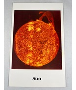 Vintage 90s Solar System Astronomy Flashcard Postcard The Sun 7.5&quot;x4&quot; - £5.60 GBP