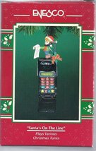 Enesco Santa's ON The LINE Plays Christmas Tunes - $11.38