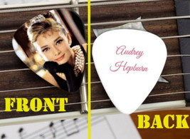 Audrey Hepburn Breakfast at Tiffany&#39;s Set of 3 premium Promo Guitar Pick Pic - £6.88 GBP