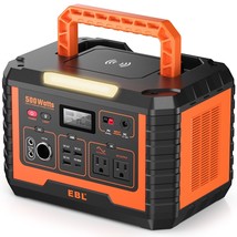 Mp500 Portable Power Station 500W Solar Generator (Peak 1000W) Outdoor Home - £482.49 GBP