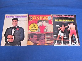 3 Muhammad Ali Vintage Mags Sports Illustrated &amp; Boxing Illustrated 1974, 75, 76 - £13.28 GBP
