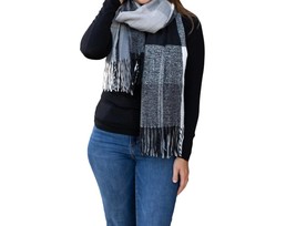 Julia Rose colorful plaid knit scarf collection in The Fallon - size One... - $34.65