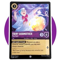 Rise of the Floodborn Disney Lorcana Card: Fairy Godmother Pure Heart 42/204 - £1.50 GBP