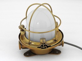 Retro Vintage Marine Brass Finish Ship Bulkhead Wall/Ceiling Deck Light - £97.38 GBP