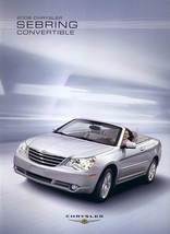 2008 Chrysler SEBRING Convertible brochure catalog 08 US - $8.00
