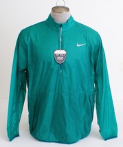 Nike Golf Hyperadapt Shield Lite Green 1/2 Zip Wind Jacket Men&#39;s NWT - $124.99