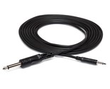 3.5 Mm Ts To 1/4&quot; Ts Mono Interconnect Cable, 5 Feet,Black - £11.78 GBP