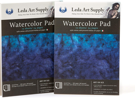 Leda Art Supply Water Color Sketchbook, A4 Cold Press Water Color 140Lb Pad, Ske - £17.08 GBP