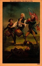 Vintage Postcard Yankee Doodle The Spirit Of 1776 Vintage Linen Postcard BK55 - £2.33 GBP