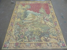4&#39; X 5&#39; Vintage TAPESTRY Belgium Hand Loomed Victorian Nice 90FF - £252.87 GBP