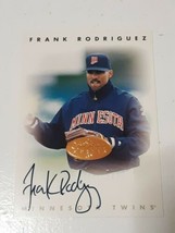 Frank Rodriguez Minnesota Twins 1996 Leaf Certified Autograph Card - $4.94