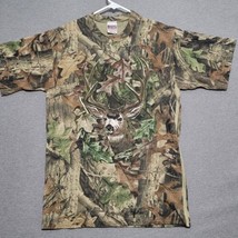 Advantage Timber Men&#39;s Camo T Shirt Size M Medium Camouflage Hunting Apparel - $15.87