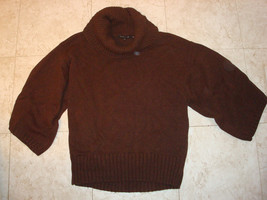 Two XL 3/4 Sleeve Brown &amp; Oatmeal Sweaters Jeanne Pierre Willi B Smith EUC - $34.99