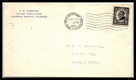 1929 US Cover - Colorado Springs, Colorado to Berwyn, Pennsylvania X1 - £2.28 GBP