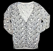 Womens Cardigan Sweatshirt Small H&amp;M Button Up Light Sweater - $300.95 MXN