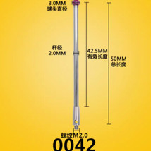 3.0mm Ruby Ball Tips 50mm Long CMM Ceramic Stylus M2 CMM Touch Probe 0042 - $26.61