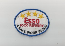 Vintage Esso Ioco Refinery Port Moody Coverall Patch "A Safe Work Place" - $45.00
