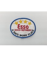 Vintage ESSO IOCO REFINERY Port Moody Coverall Patch &quot;A Safe Work Place&quot; - $855.30 MXN