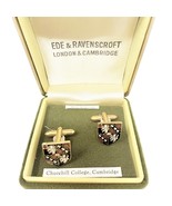 Vintage Churchill College Cufflinks Ede &amp; Ravenscroft London England - $77.42