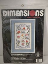 Vintage Dimensions Garden Favorites Cross Stitch Kit 3696 Barbara Mock 1... - $21.77