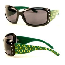 Oregon Ducks Womens Sunglasses Bling Crystal Uv Protection And W/FREE POUCH/BAG - £11.17 GBP