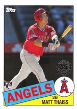 2020 Topps 1985 #85-4 Matt Thaiss RC Rookie Card Angels ⚾ - £0.66 GBP