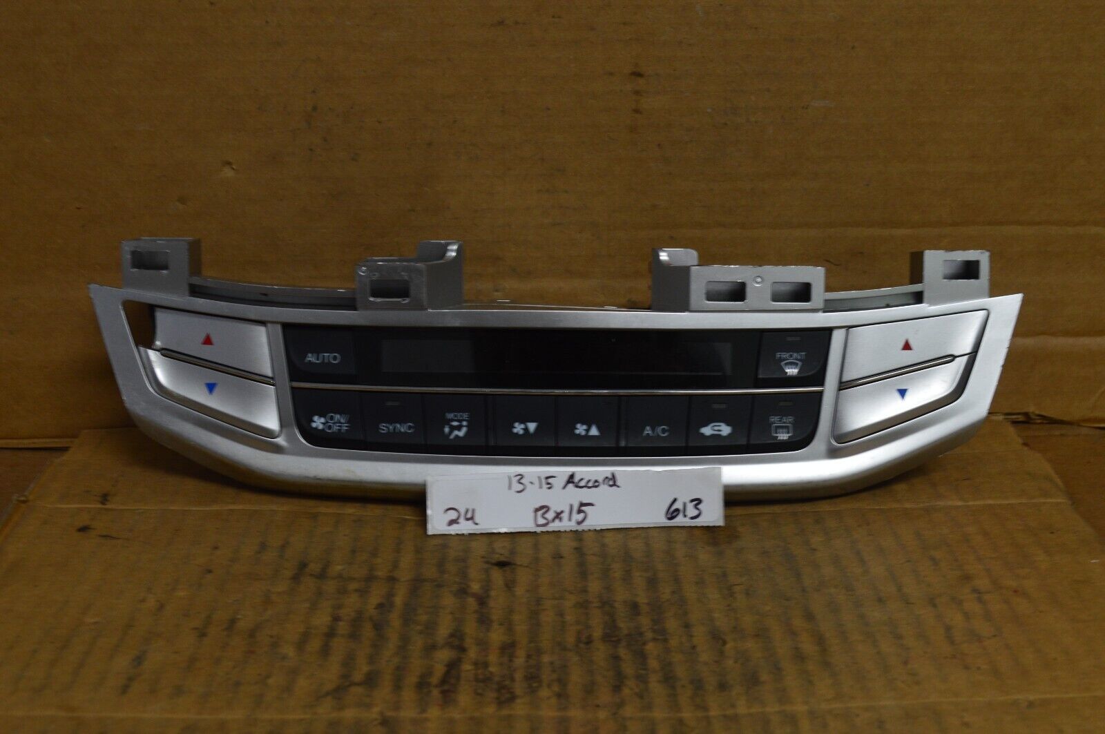 13-15 Honda Accord AC Temperature Control BH79600T2FA611M1 Panel 613-24 ... - $9.99