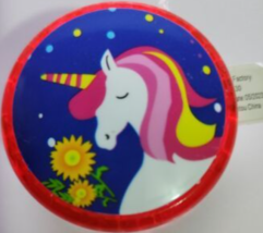 UNICORN YOYO BALL WITH FLASHING LIGHT Toys Unicornio LED Color Red - £4.28 GBP