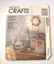 McCall&#39;s 5225 Springtime in the &#39;90&#39;s Wreaths Ornaments Baskets Tree Easter - £10.27 GBP
