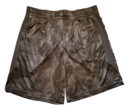 Men&#39;s Tek Gear Dry Tek Athletic Shorts size L Black print - £7.08 GBP