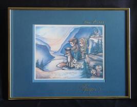 Jody Bergsma &quot;How Does Love Begin&quot; Numbered 3038/7500 Lithograph Matted Framed  - £21.51 GBP