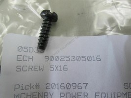 (5 PACK) 90025305016 Genuine Echo / Shindaiwa SCREW 5X16 - £11.18 GBP