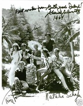 Gilligans Island Full Cast Signed 8x10 Rp Photo Dawn Wells, Bob Denver, Jim Hale - £15.71 GBP