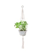 THY COLLECTIBLES Hand-Weaved Macrame Plant Hanger Indoor Outdoor Hanging... - $11.29