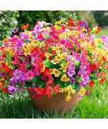 12 Bundles Of Faux Silk Colorful Mix Daisy Artificial Fake Plants, Or Ga... - $45.15 CAD